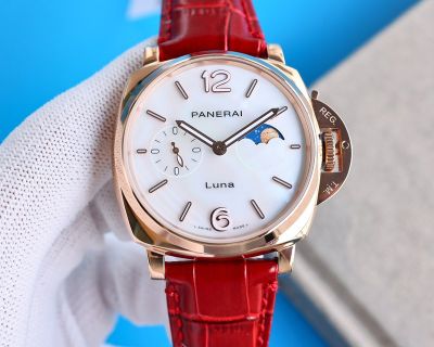Panerai Luminor Due 42MM Stainless Steel Automatic Movement White Wrist Watch